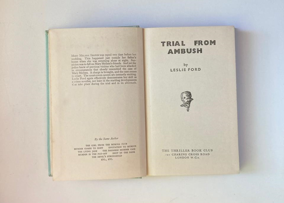 Trial from ambush - Leslie Ford