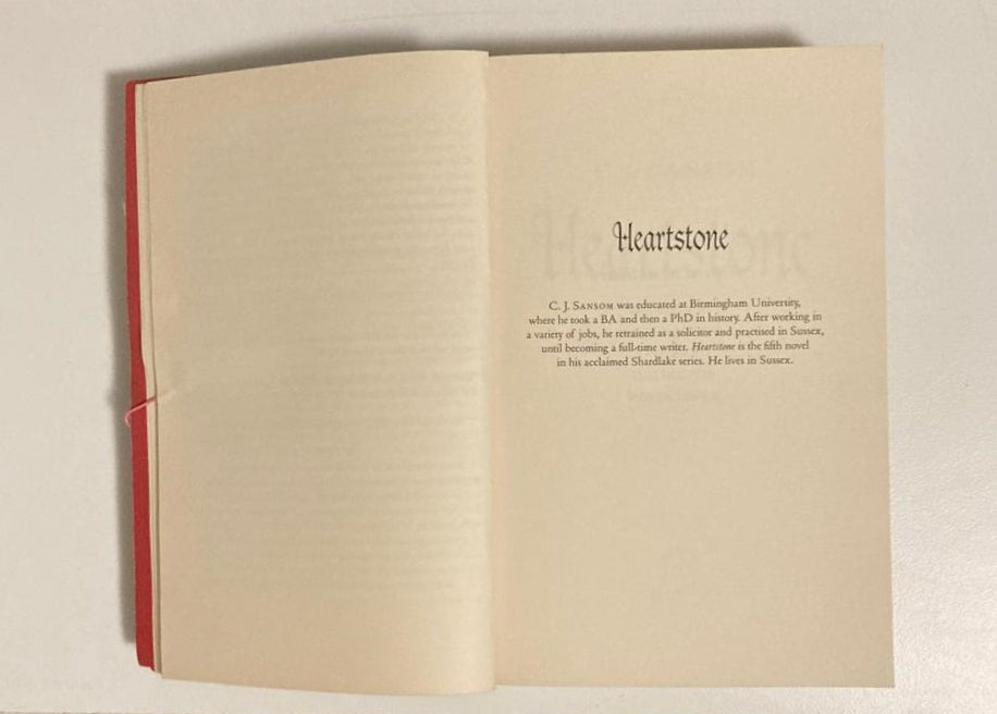 Heartstone - C.J. Sansom (Matthew Shardlake #5)