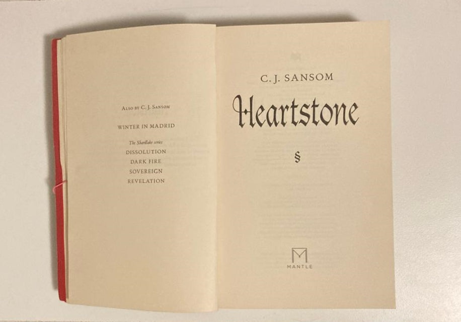 Heartstone - C.J. Sansom (Matthew Shardlake #5)