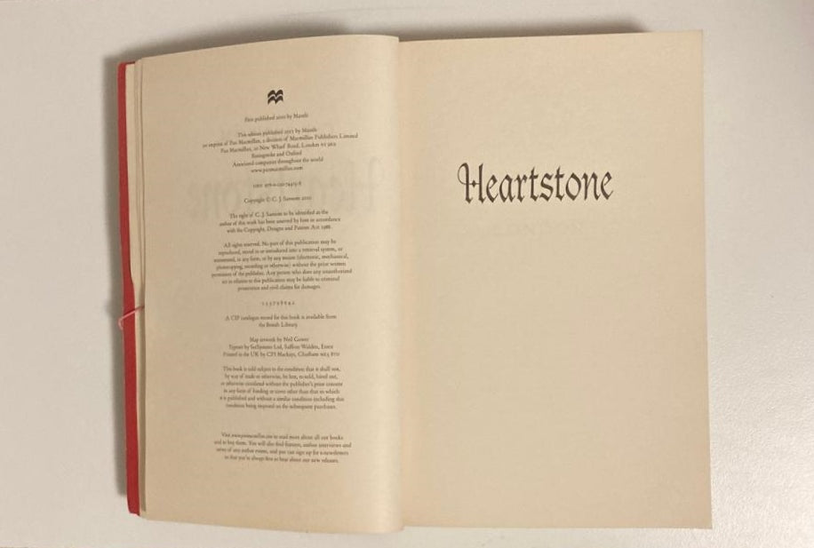 Heartstone - C.J. Sansom (Matthew Shardlake #5)