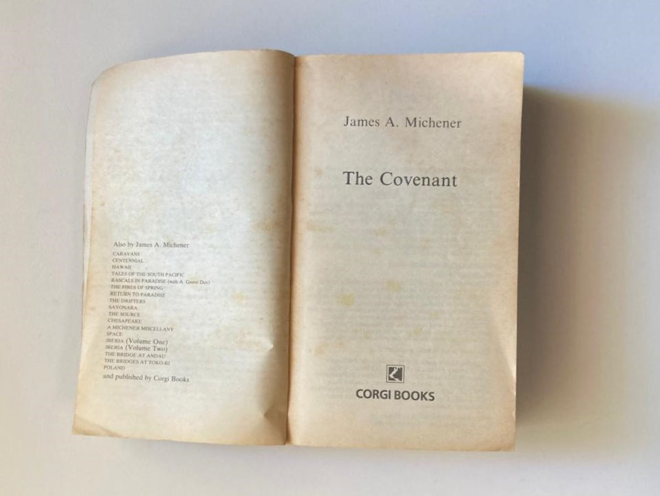 The covenant - James A. Michener