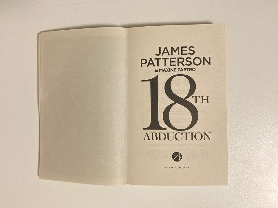 18th abduction - James Patterson (Women's Murder Club #18)