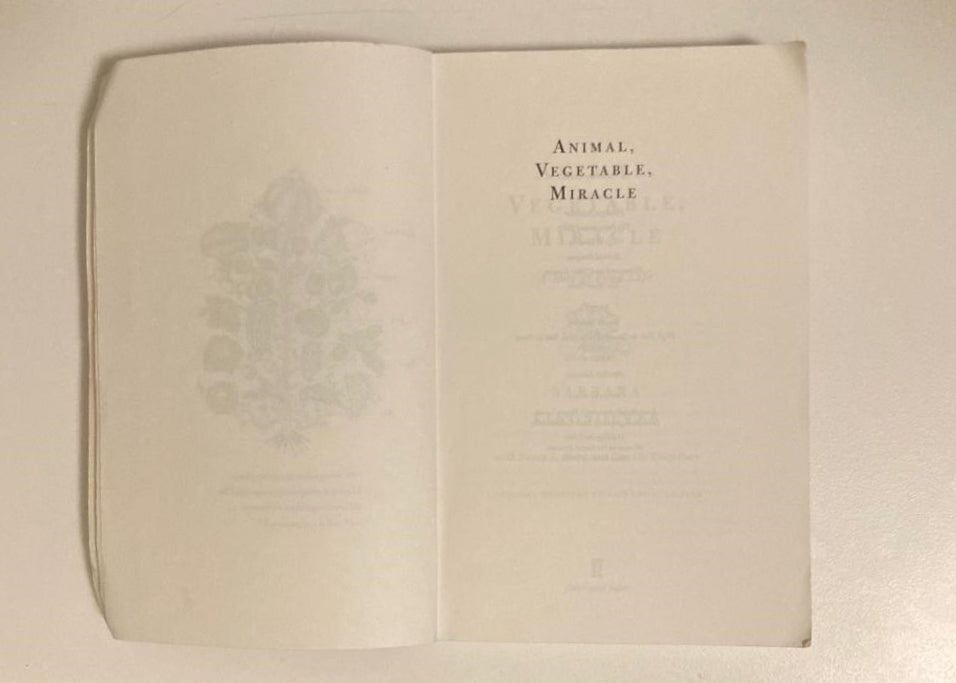 Animal, vegetable, miracle: A year of food life - Barbara Kingsolver