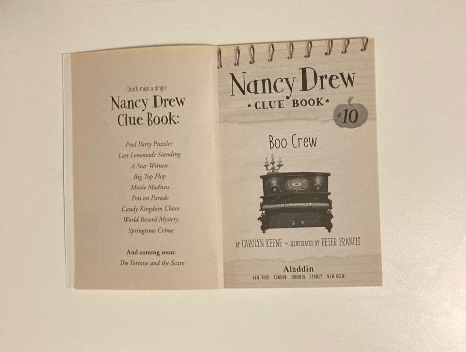 Nancy Drew Clue Book #10: Boo crew - Carolyn Keene