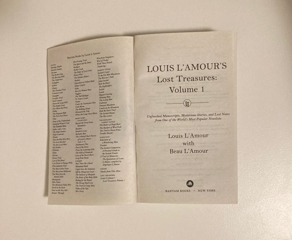 Lost treasures - Louis L'Amour (Volume 1)