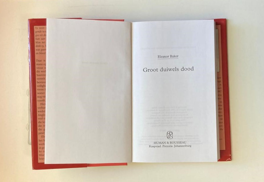 Groot duiwels dood - Eleanor Baker (First edition)