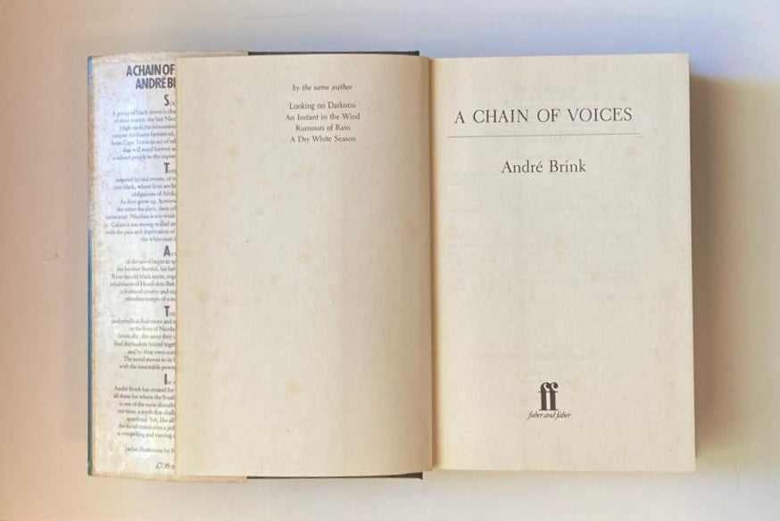 A chain of voices - André Brink (First edition)