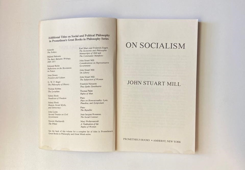 On socialism - John Stuart Mill