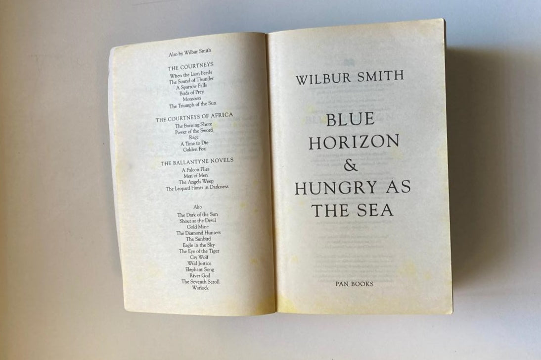 Blue horizon / Hungry as the sea (Omnibus) - Wilbur Smith