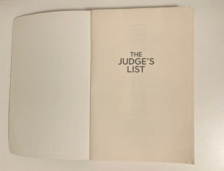 The judge's list - John Grisham (The Whistler #2)