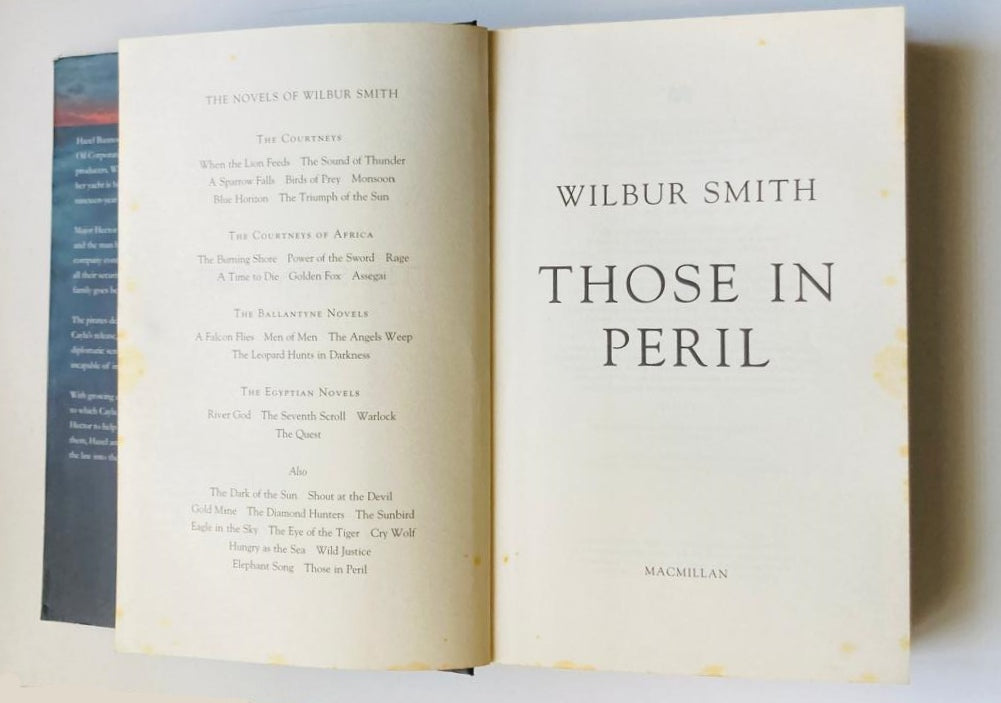 Those in peril - Wilbur Smith (Hector Cross series #1)