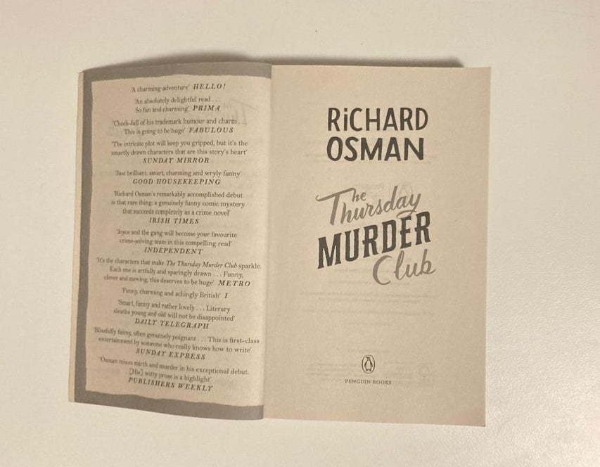 The Thursday Murder Club - Richard Osman (Thursday Murder Club #1)