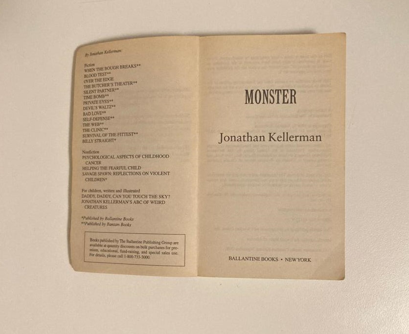 Monster - Jonathan Kellerman (Alex Delaware #13)