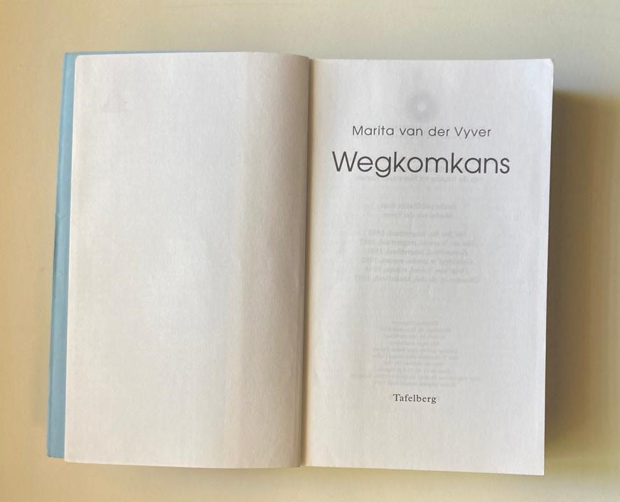 Wegkomkans - Marita van der Vyver