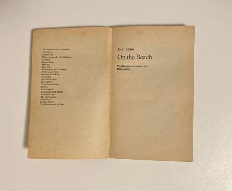 On the beach - Nevil Shute