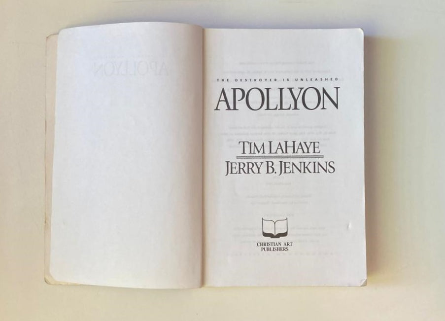 Apollyon - Tim LaHaye & Jerry B. Jenkins (First edition; Left behind series #5)