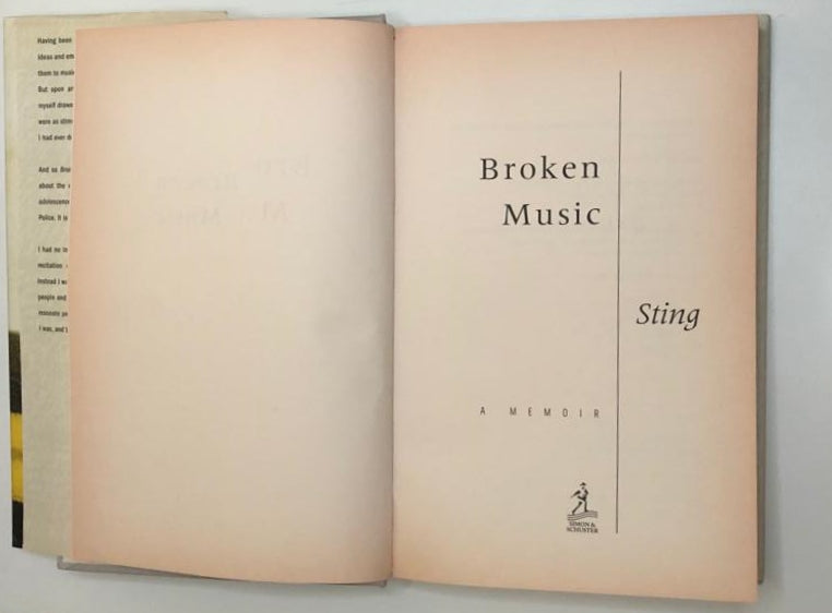 Broken music - Sting