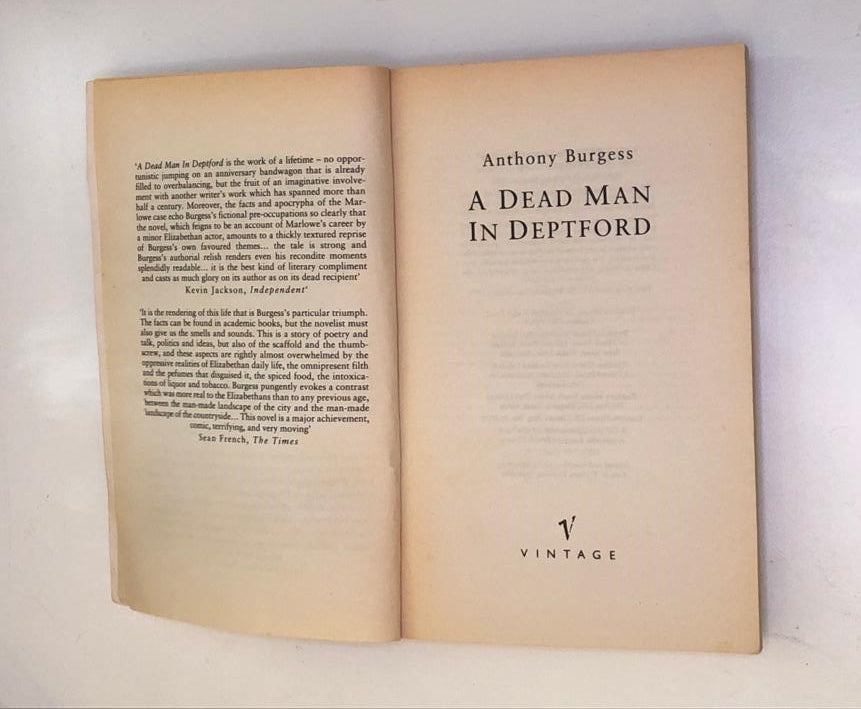 A dead man in Deptford - Anthony Burgess