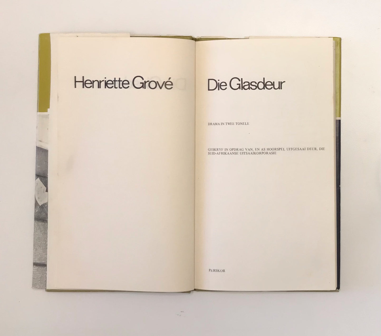 Die glasdeur - Henriette Grove