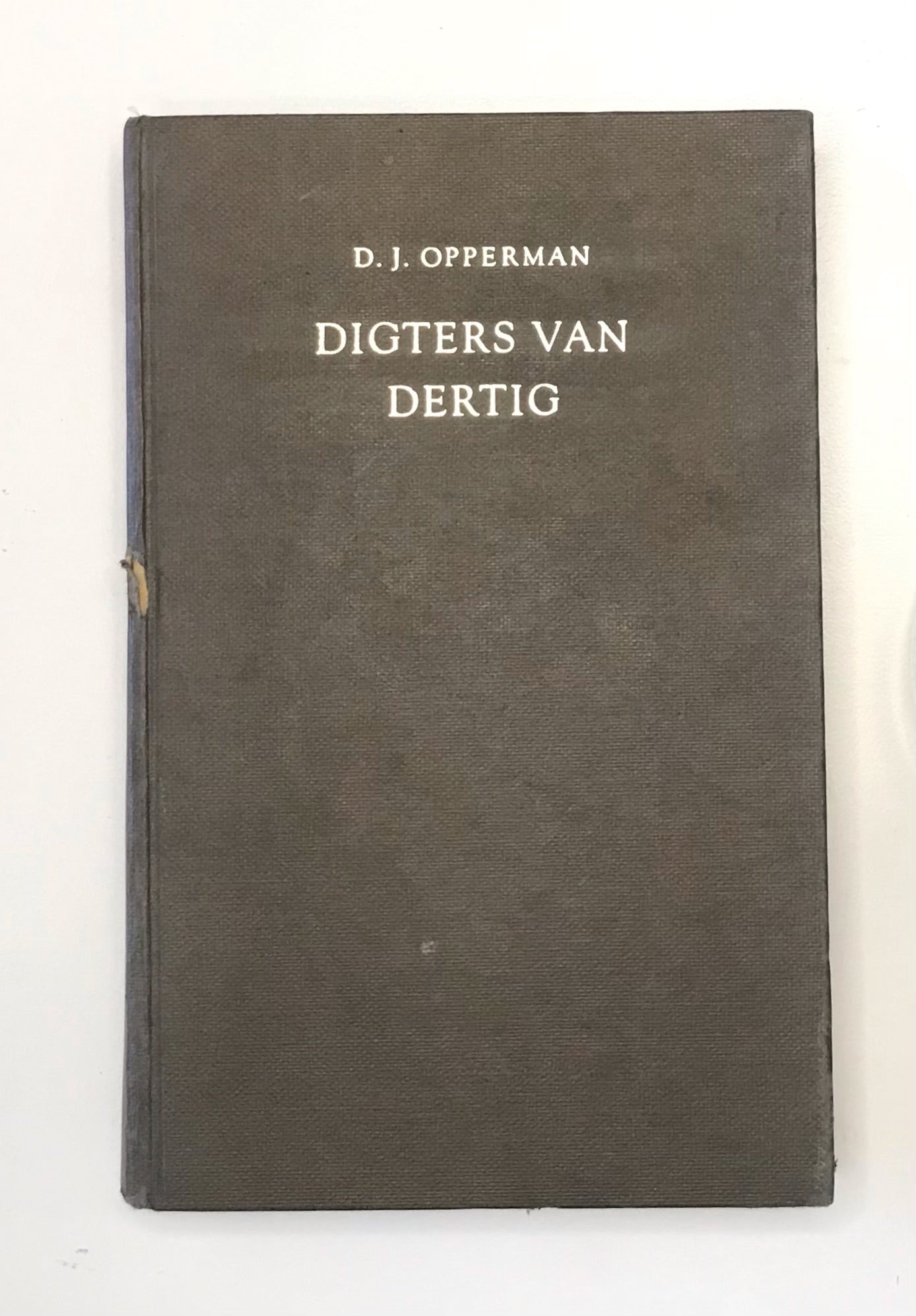 Digters van Dertig - D.J. Opperman