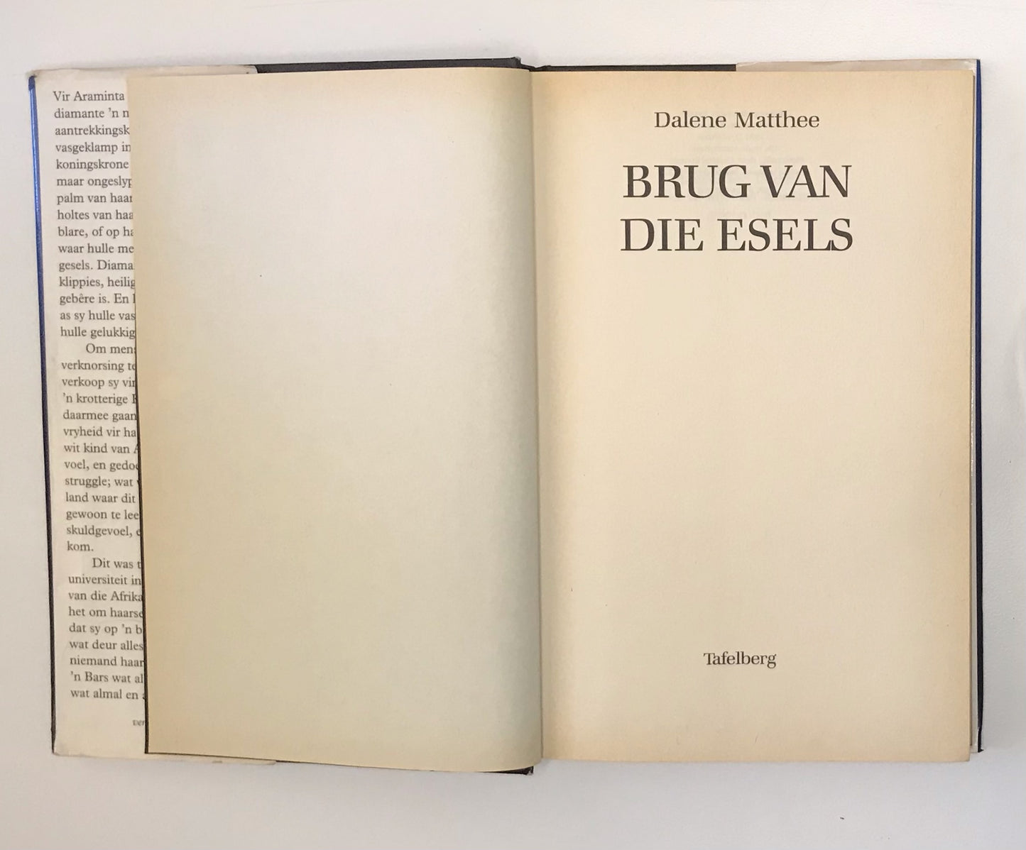 Brug van die esels - Dalene Matthee (First edition)