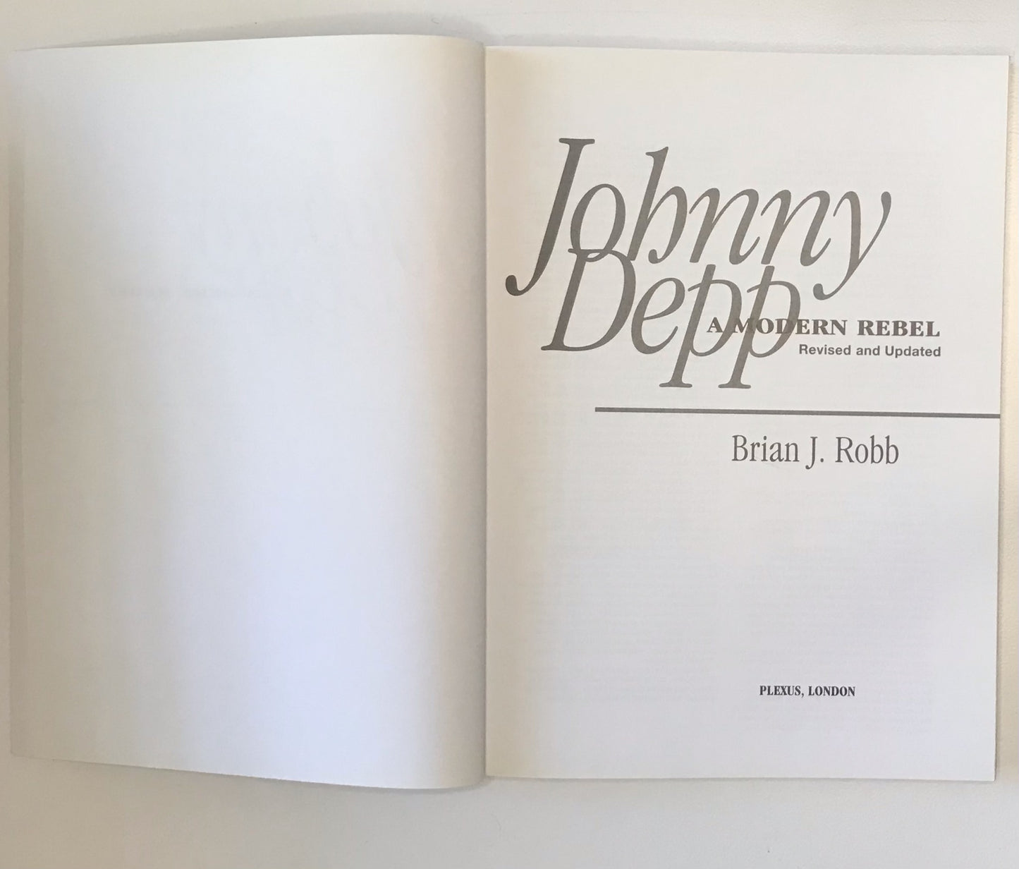 Johnny Depp: A modern rebel - Brian J. Robb