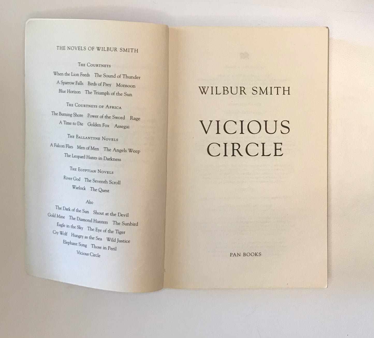 Vicious circle - Wilbur Smith (Hector Cross series #2)