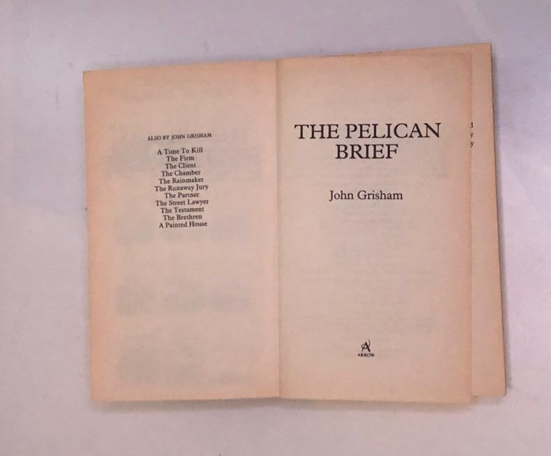 The pelican brief - John Grisham