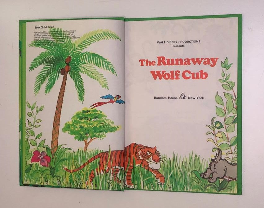 The runaway wolf cub - Walt Disney Productions (First American edition)