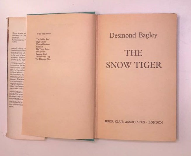 The snow tiger - Desmond Bagley