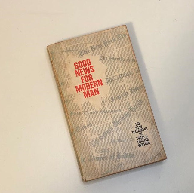 Good news for modern man: A new testament in today's English version