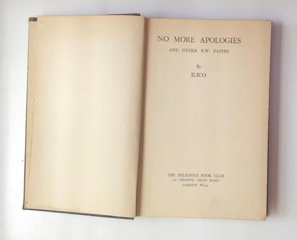 No more apologies and other B.W. Papers - Ilico