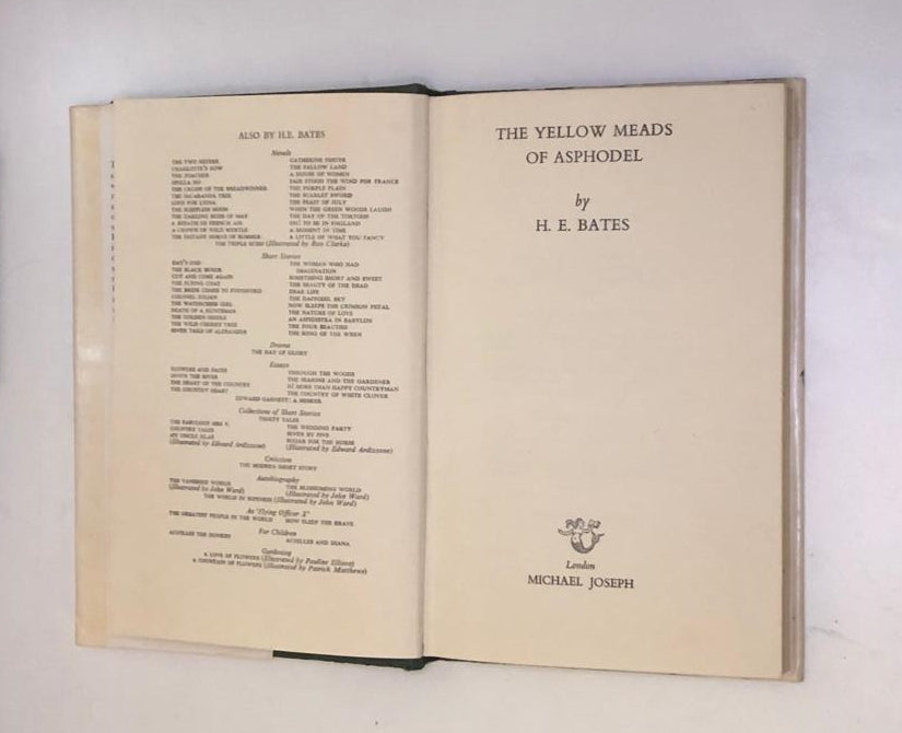 The yellow meads of Asphodel - H.E. Bates (First edition)