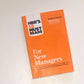 For new managers - HBR's 10 must reads